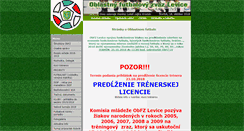 Desktop Screenshot of obfz-levice.sk